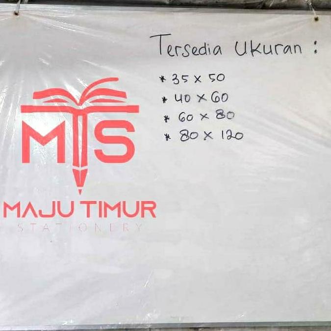 

(COD) Papan Tulis Whiteboard 40 x 60 cm BERMUTU Kode 715