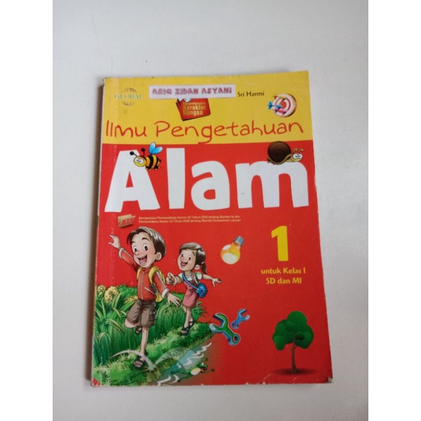 ILMU PENGETAHUAN ALAM UNTUK KELAS 1 SD MI
