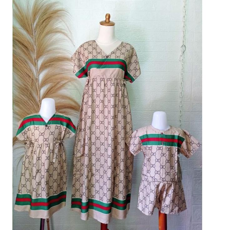 Paling Disukai.. Longdress kimono bisa couple ibu dan anak daster rayon
