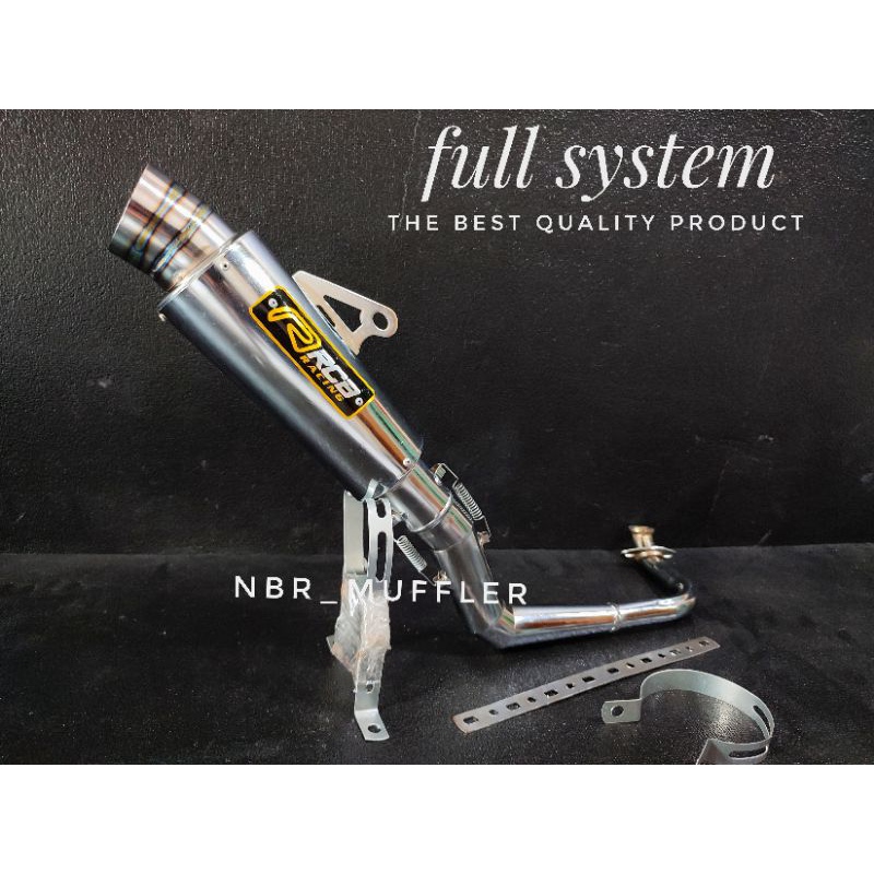 Knalpot racing RCB Vario 110 karbu/techno/vario 110 fi/vario 125 old/led/vario 150