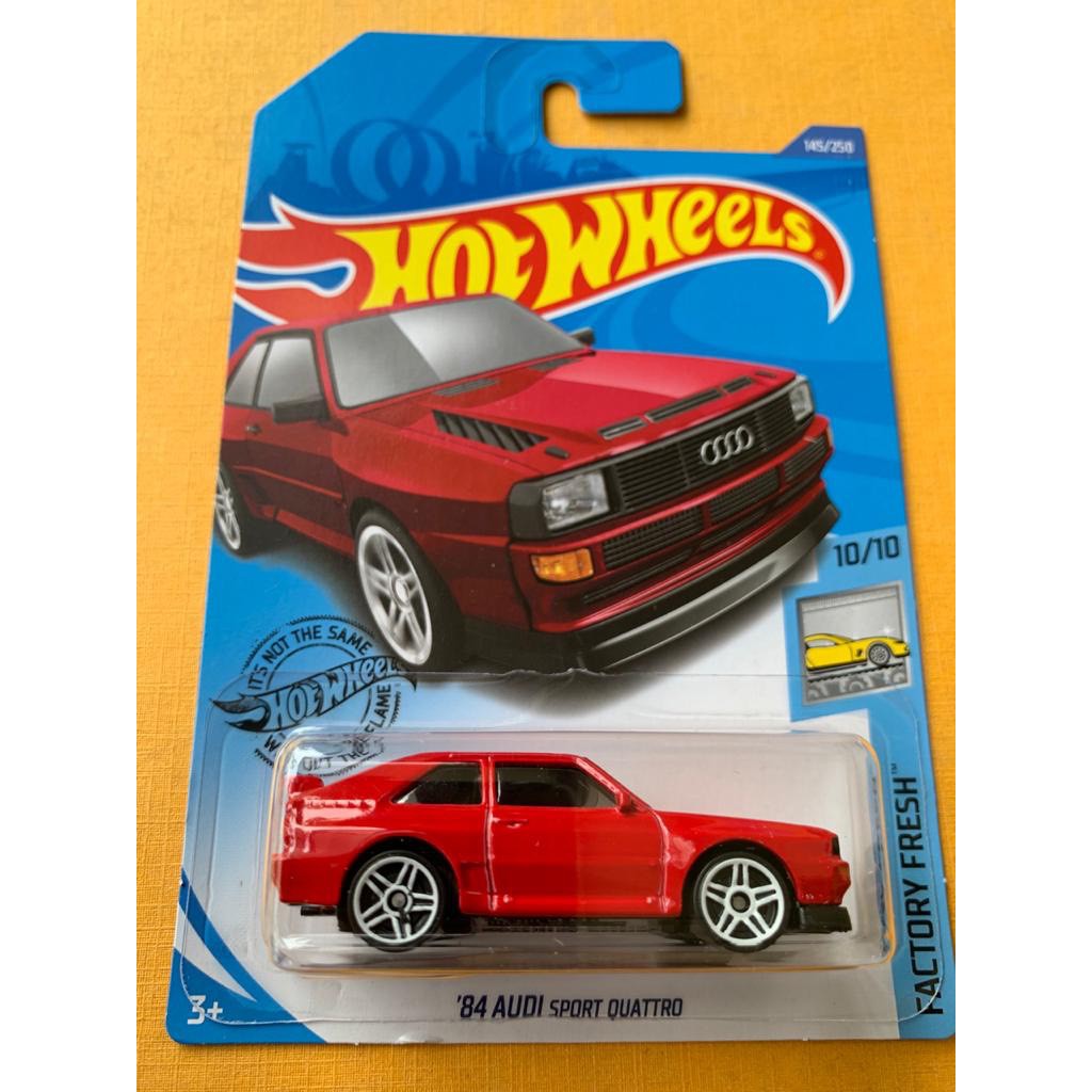 HOT WHEELS HOTWHEELS '84 AUDI SPORT QUATTRO MERAH MOBILAN ANAK DIECAST TRACK LANGKA MURAH ORIGINAL