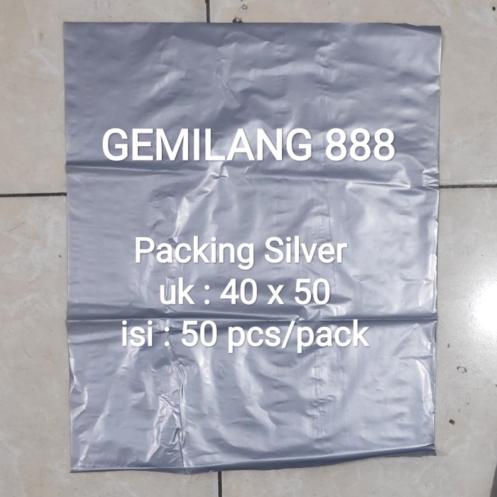

Ginger Plastik Packing Silver uk 40x50, Hd packing Silver