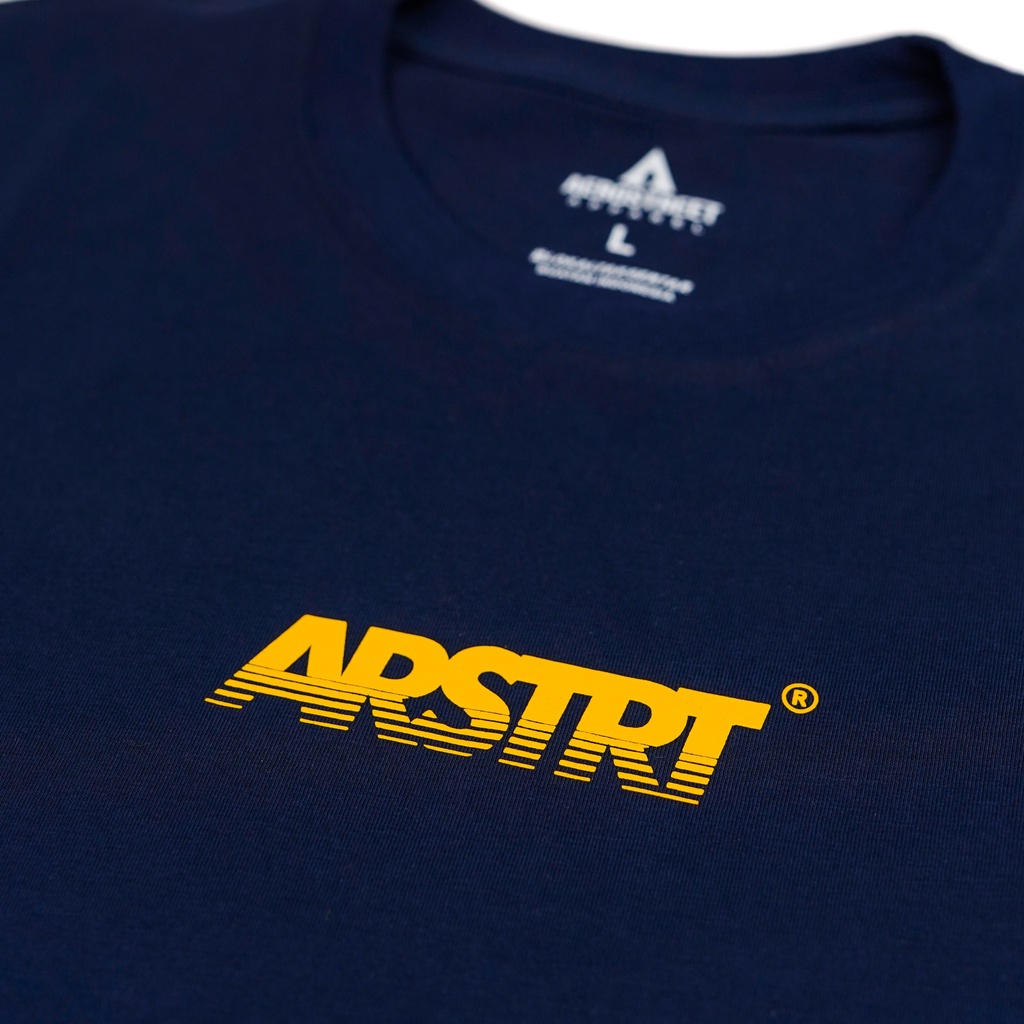 Aerostreet T Shirt Font Inspire Navy Kaos T-Shirt Tshirt AAAA