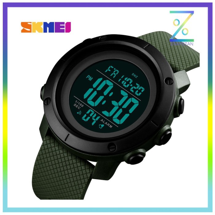 SKMEI Jam Tangan Digital Pria - 1434 - Black/Black