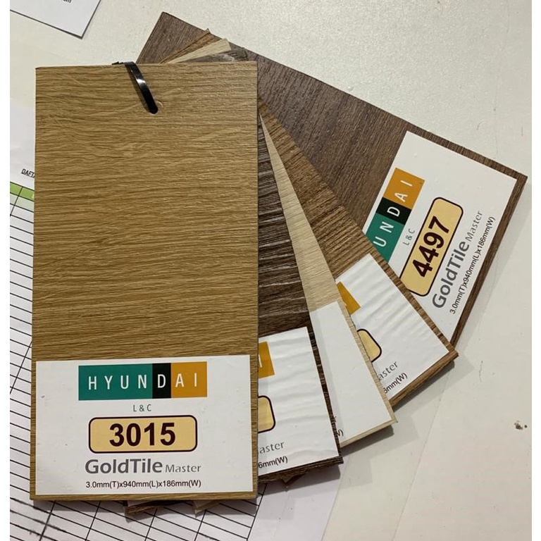 Vinyl Plank Hyundai Tebal 3mm - Lantai Vinyl Kayu Murah