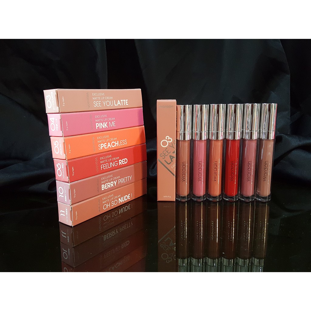 Terlaris LIP WARDAH - Liquid Exclusive Lip Cream / Lipcream / Lipgloss Matte