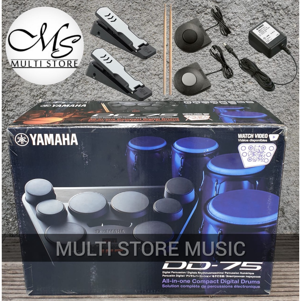 DRUM ELEKTRIK YAMAHA DD75 - DD 75 - DRUM PAD DD75 - DD 75 - GARANSI RESMI 1 TAHUN