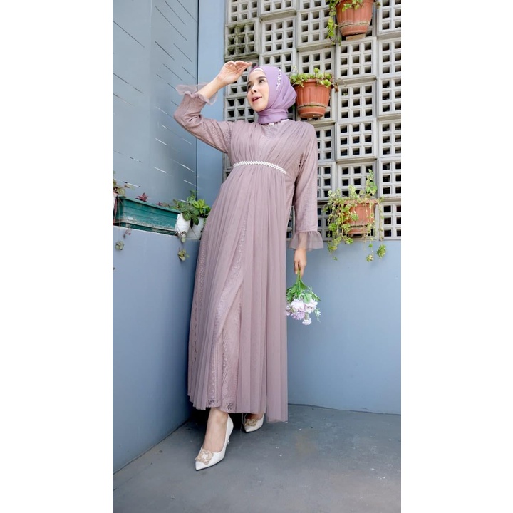 JASMINA DRESS / SILMI DRESS PESTA / DRESS KONDANGAN BUSUI / DRESS BRUKAT / GAMIS KONDANGAN / GAMIS BRUKAT