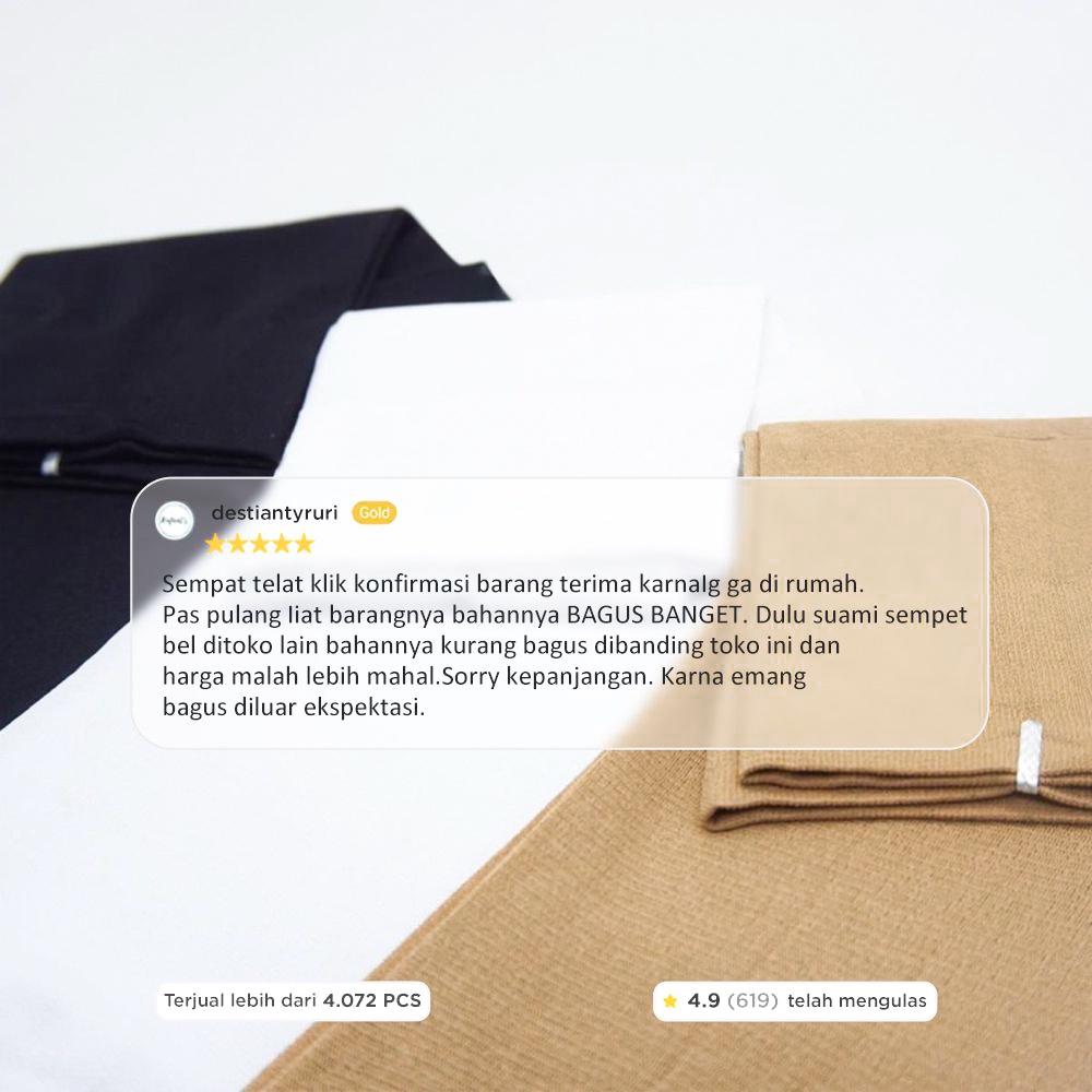 Stocking kaos kaki formal wanita sebetis hitam putih cream fitbob-8