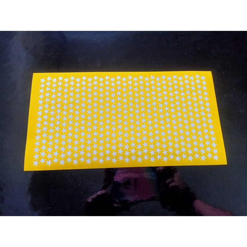 stencil mal airbrush motif bintang