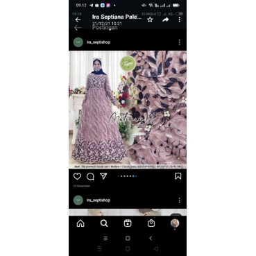 Mutiara #11 maxy / baju pesta