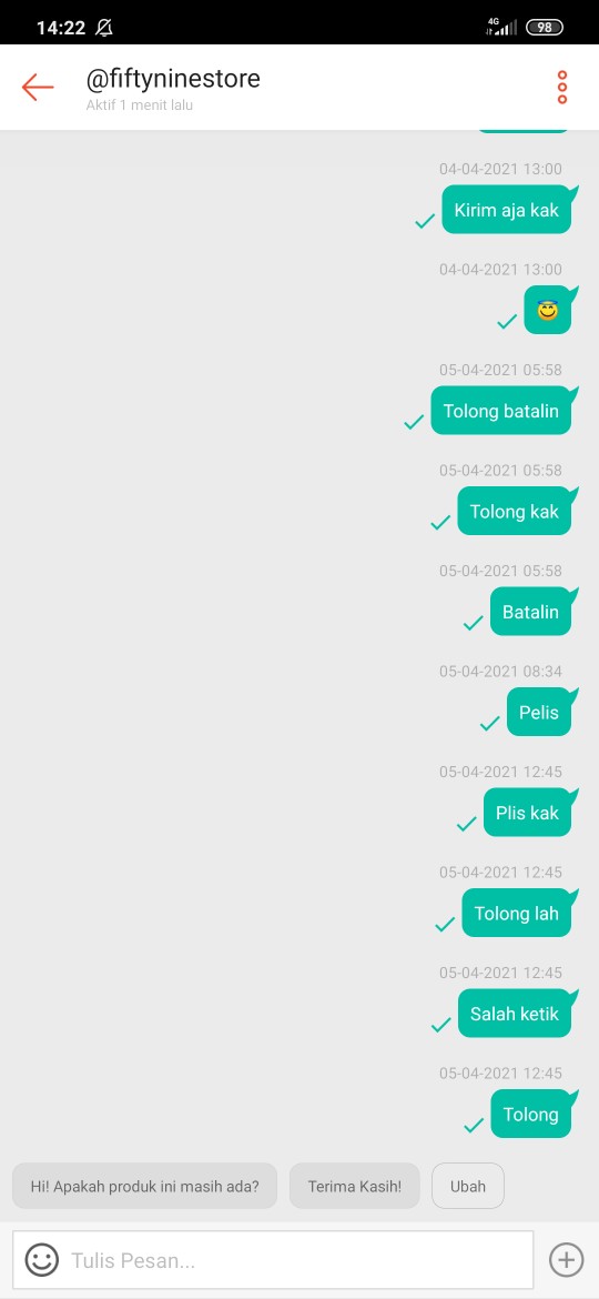 Engsel Pintu 4 Inch Silver Satin Grt