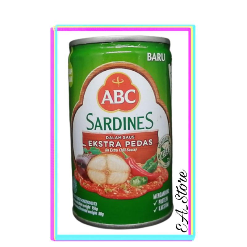 

SARDINES ABC EXTRA PEDAS dan CABAI 155gr