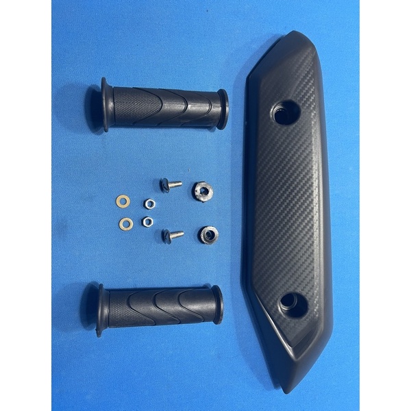 cover knalpot beat 2015 + baut paket set handgrip standar honda