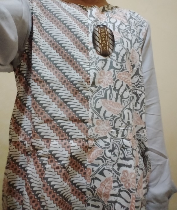 [ Terbaru ] Atasan Batik Wanita Kerja Kantor Ori Shabirah Batiksolo Blouse Blusebatik Batikmodern Xl