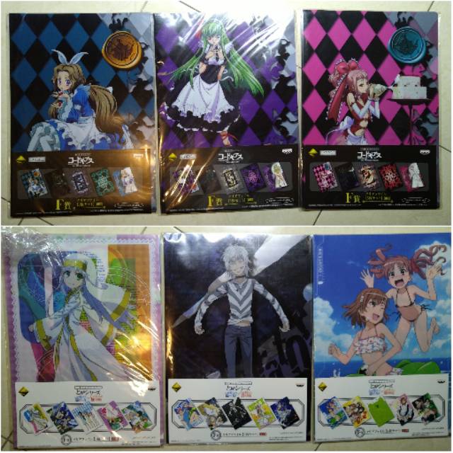 

Clearfile map anime to-aru series, code geass 1 set isi 5