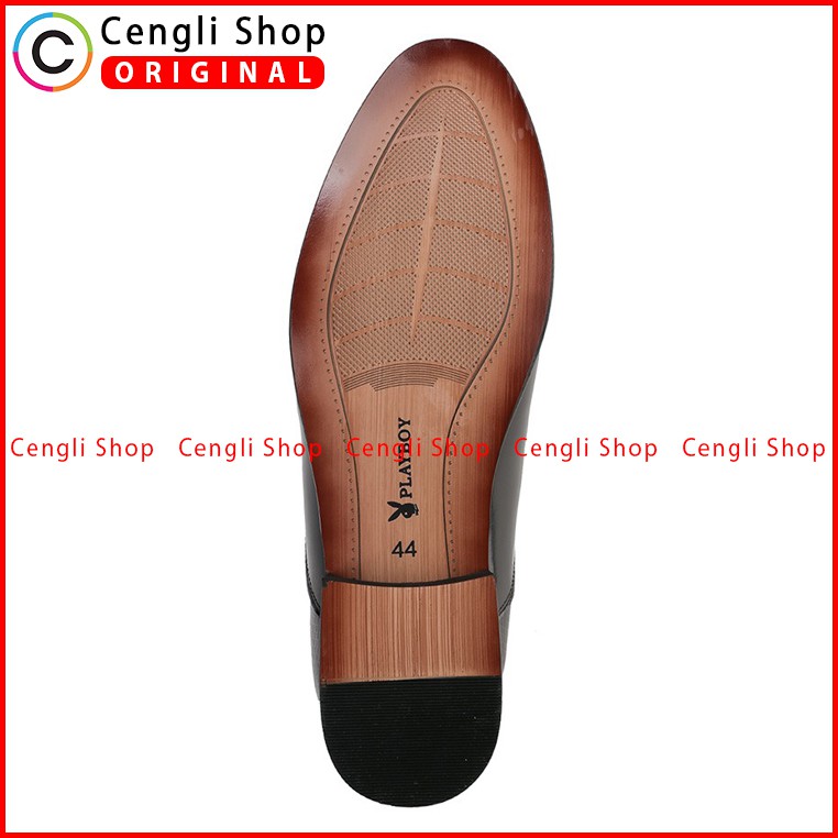PLAYBOY SEPATU KERJA KANTOR PRIA BRANDED ORIGINAL TERBARU HITAM PL92