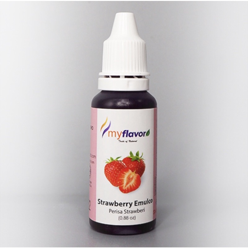 

my flavor strawberry emulco/ perisa strawberry halal