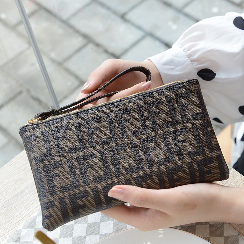 DOMPET PANJANG WANITA IMPORT KULIT COKLAT MUAT HP RESLETING PREMIUM BESAR MALIVAI WA487B7 SLOT KARTU UANG KOIN TALI PENDEK BRANDED BATAM KEKINIAN REMAJA KEKINIAN SIMPLE TIPIS