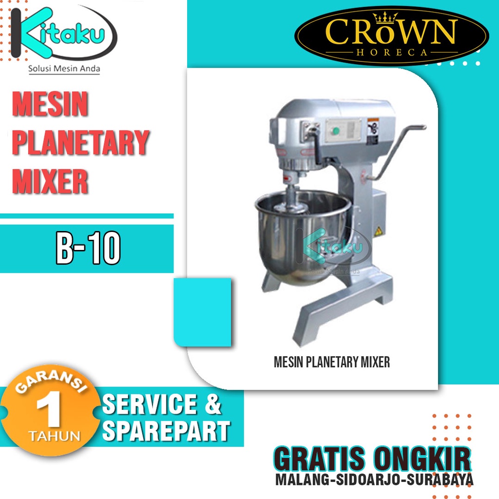 Planetary Mixer B 10 CROWN HORECA