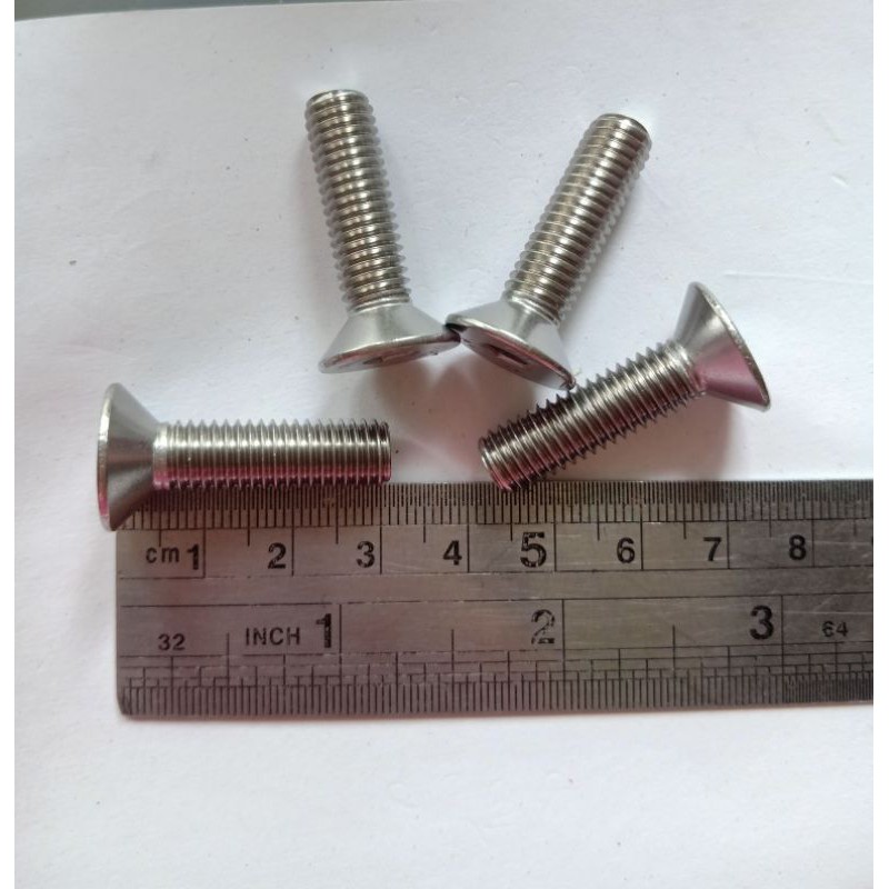 Baut Payung /JF baut 12 /8mm X 30mm kunci L Stainless