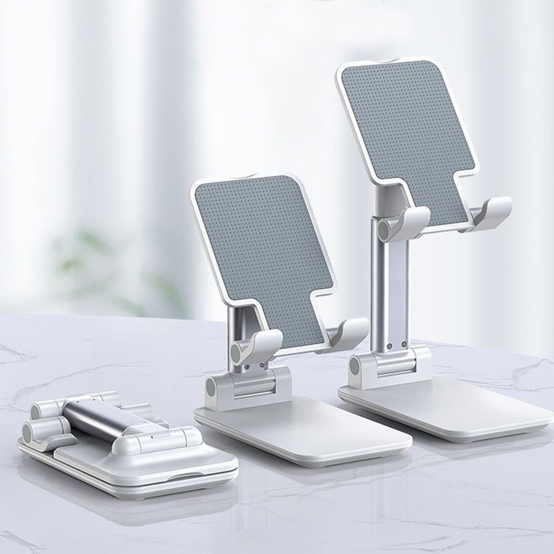 HD-23 High Quality Dudukan Ponsel Phone Holder Stand Lazypod Liftable Foldable HP di Meja Folding desktop Iphone Ipad Universal