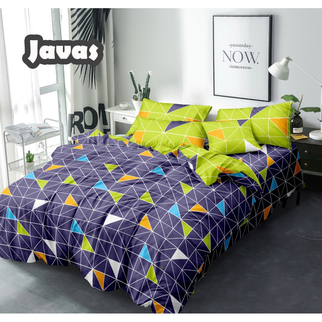 Bed Cover Queen 160x200 FLAT - Internal - Motif Javas
