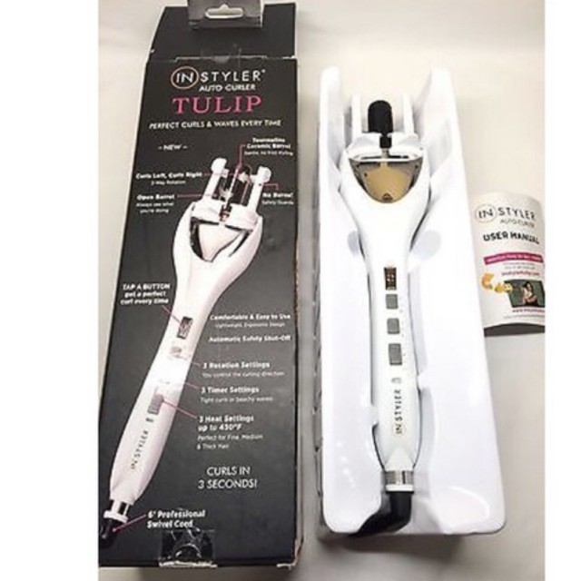 CATOK INSTYLER TULIP AUTOMATIC CURL/AUTO CURLY OTOMATIS CURLY/INSTYLER ORIGINAL/BABYLISSPROCURL