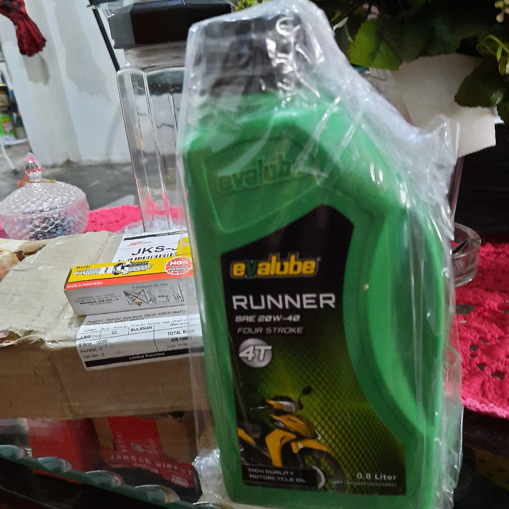 Evalube Runner Sae 20/40 4t 800ml (dijamin Asli)
