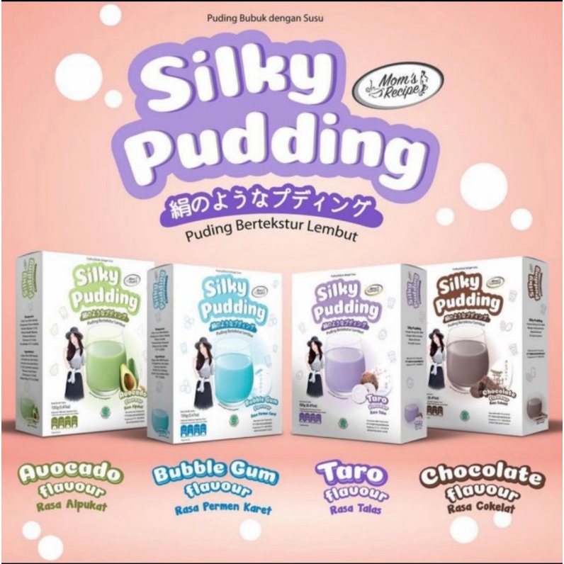 SILKY PUDDING Forisa Mom's Recipe 155gr PUYO Puding Susu Smooth