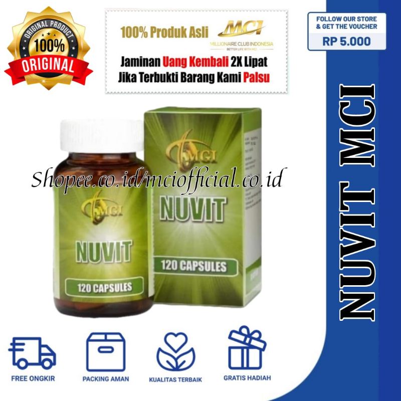 ⭐⭐⭐⭐⭐ REDY STOK _ NUVIT _ NUVIT MCI _ NUVIT ASLI _ NUVIT PENCEGAH COVID_ NUVIT ORIGINAL _ NUVIT 120C