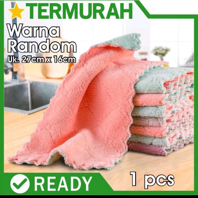 KAIN LAP PIRING ANTI MINYAK Dapur Kompor Meja Pembersih Serbaguna BAHAN MICROFIBER