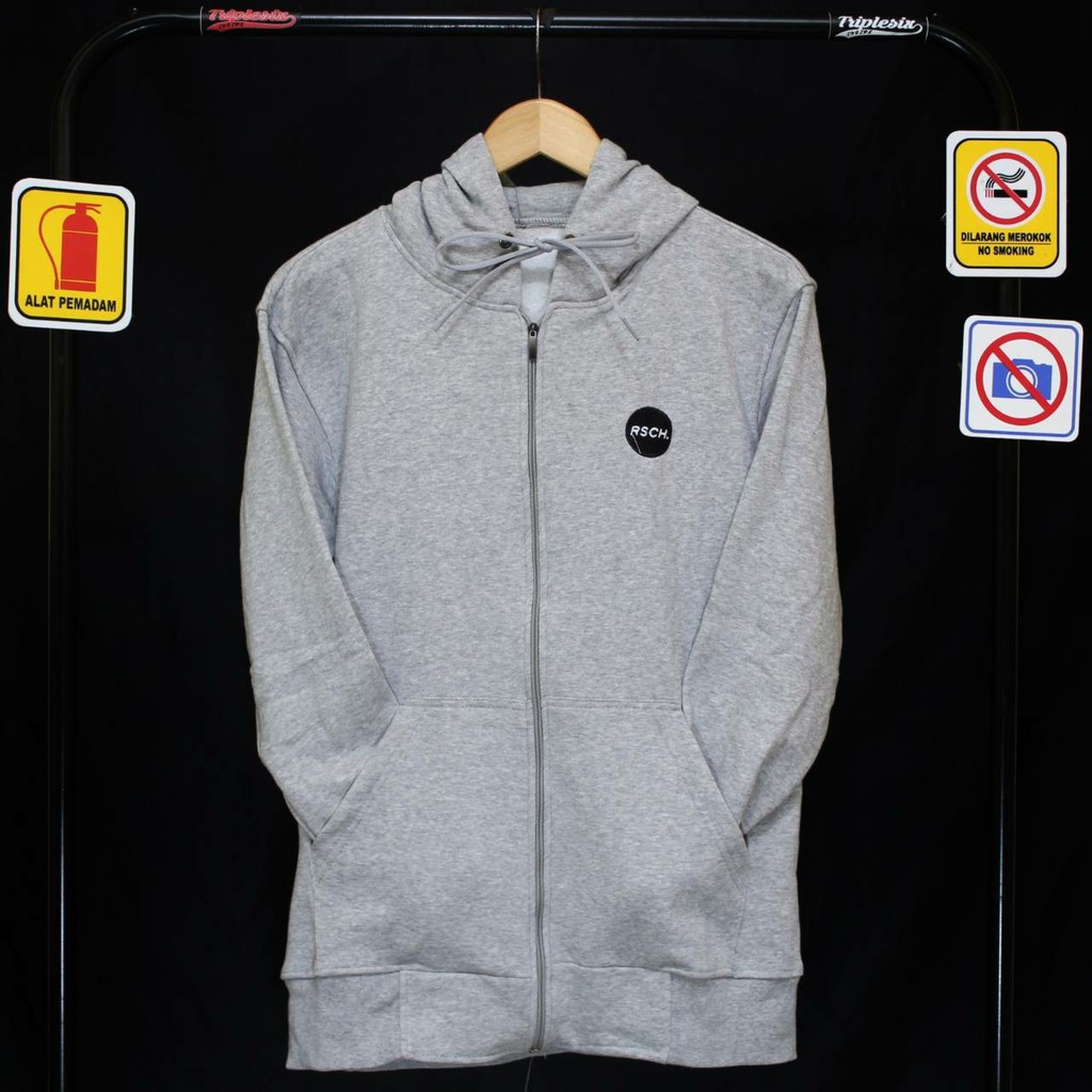 Jaket RSCH Cotton Fleece Zipper / Sweater Hoodie RSCH