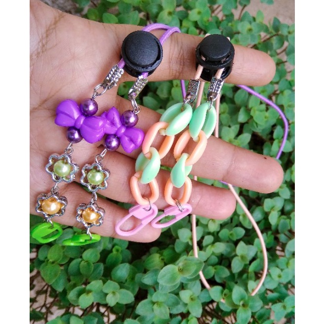 2in1 Kalung Masker Anak Pitai/ Kalung Masker Anak/ Kalung Masker Simpel/ Strap Masker Anak