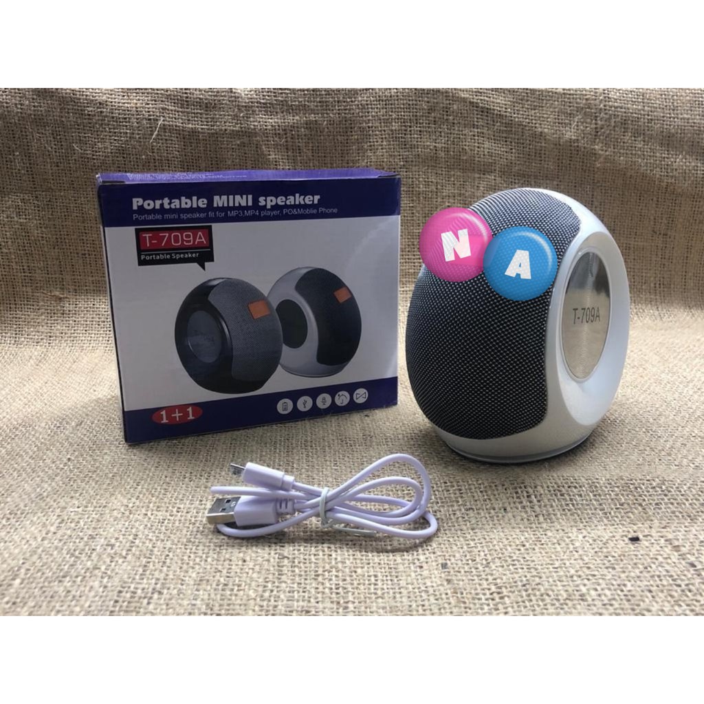 Speaker Bluetooth Versi 5 Bass - Mini Speaker Bluetooth Wireless T709