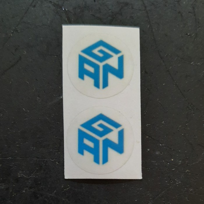 ccpv0v20 Sticker Transparan Merk Logo Lambang Gan Untuk Rubik 3X3 Stiker 3X3X3 E20Voh