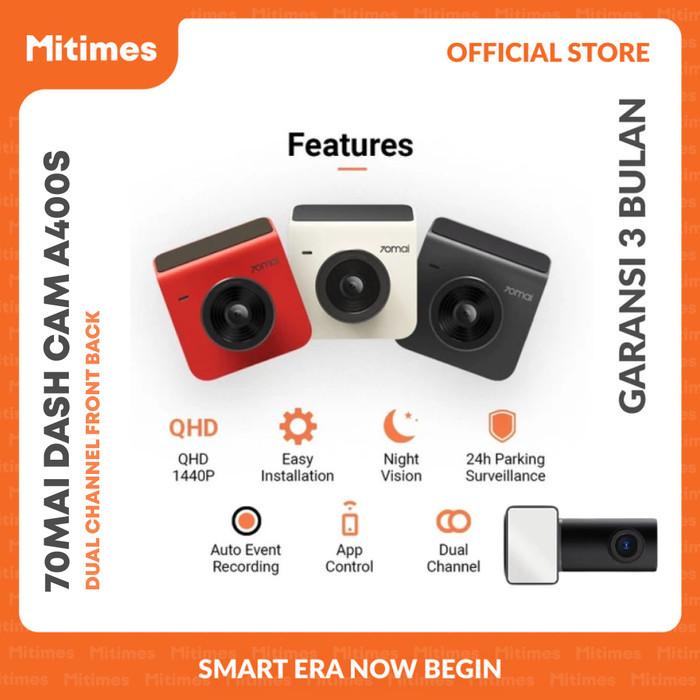 Sensor | 70Mai Dash Cam A400S Car Recorder 1440P Car Dvr Dual Channel Front Bac