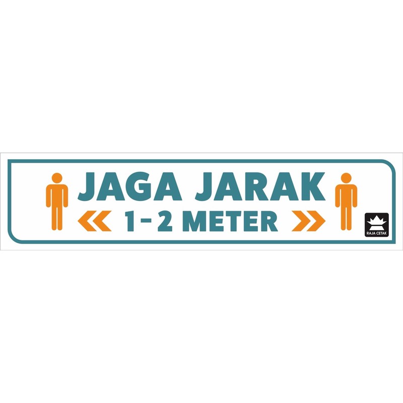 

Stiker Jaga Jarak 1-2 Meter