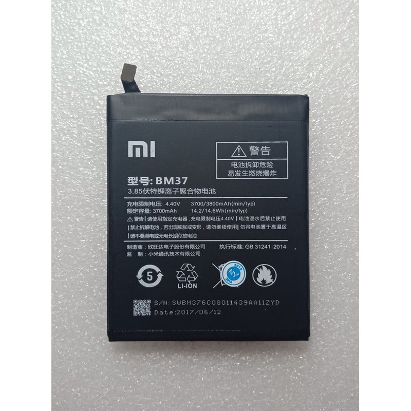 Battery Batre Baterai Xiaomi MI 5S Mi5S Plus BM-37 BM37
