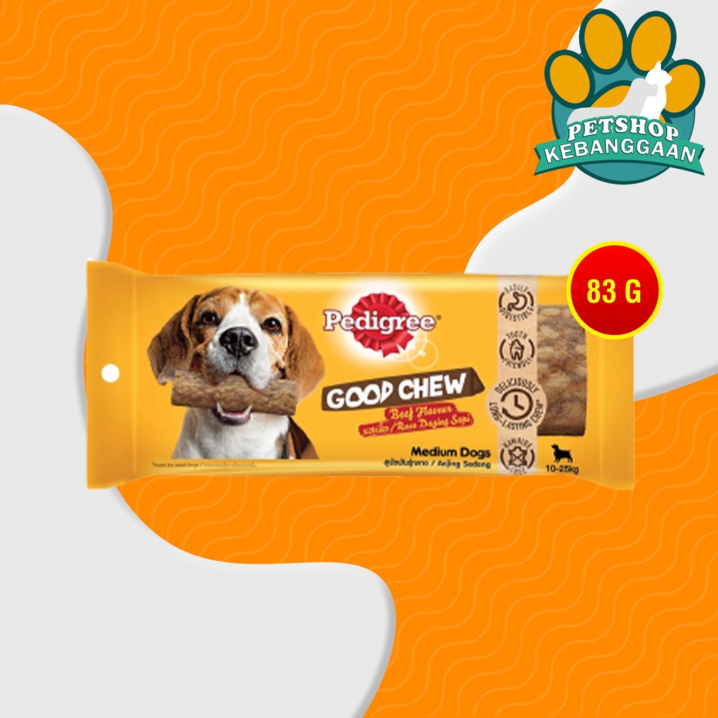 Pedigree Chew Makanan Cemilan Anjing Dog Snack Beef