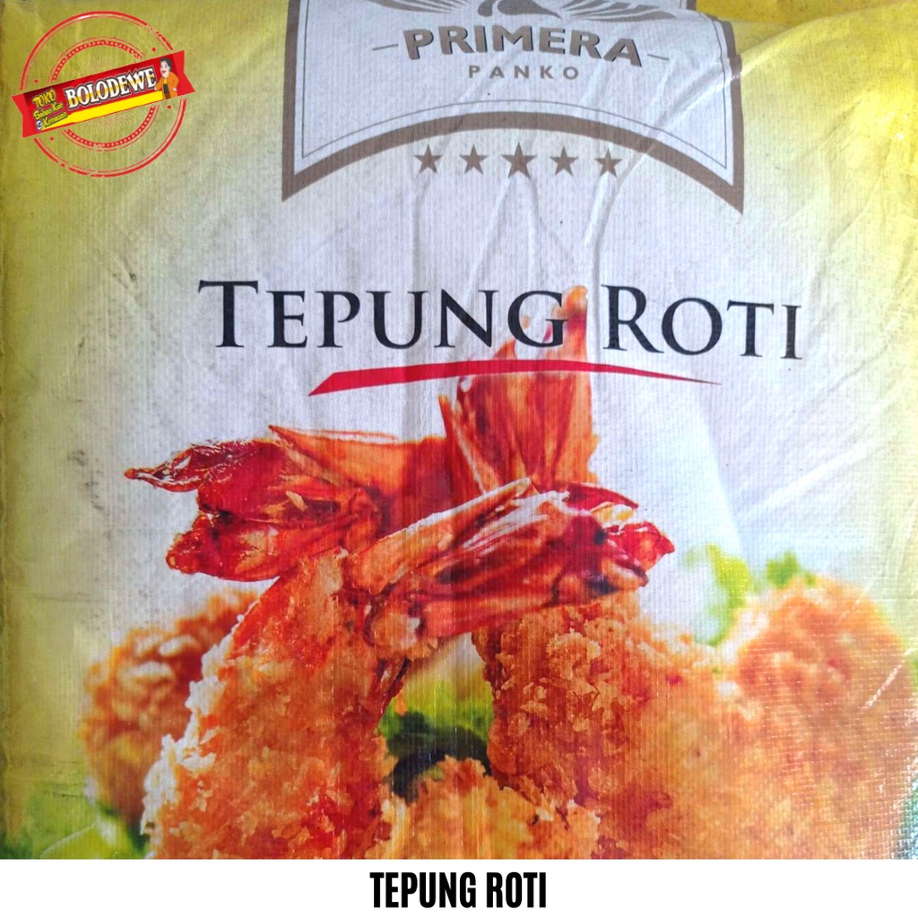 

Primera Tepung Roti Mix OrangePutih/Tepung Panir Rempah Kasar Repack 250gr