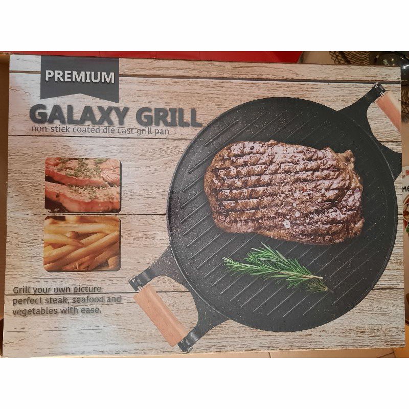 Galaxy Grill Premium Alat Pemanggang anti lengket