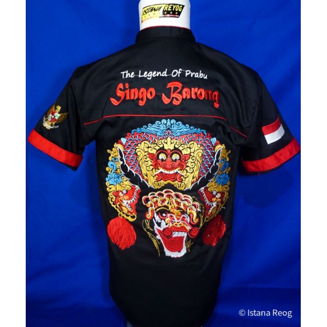 BAJU REOG / HEM / KEMEJA BORDIR SINGO BARONG JARANAN TERLARIS