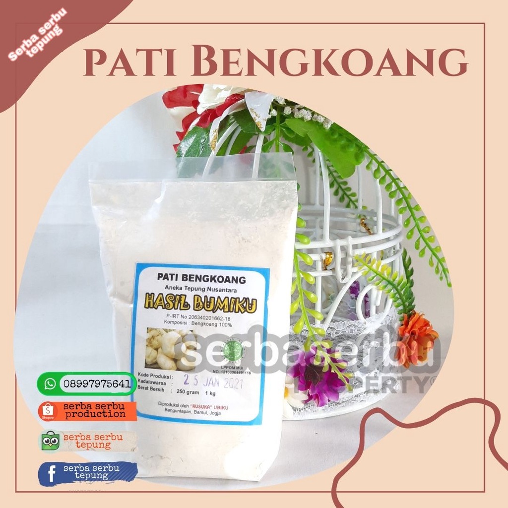 

Pati Bengkoang (1 Kg) | Bisa Untuk Masker wajah alami | tepung free gluten | tepung organik