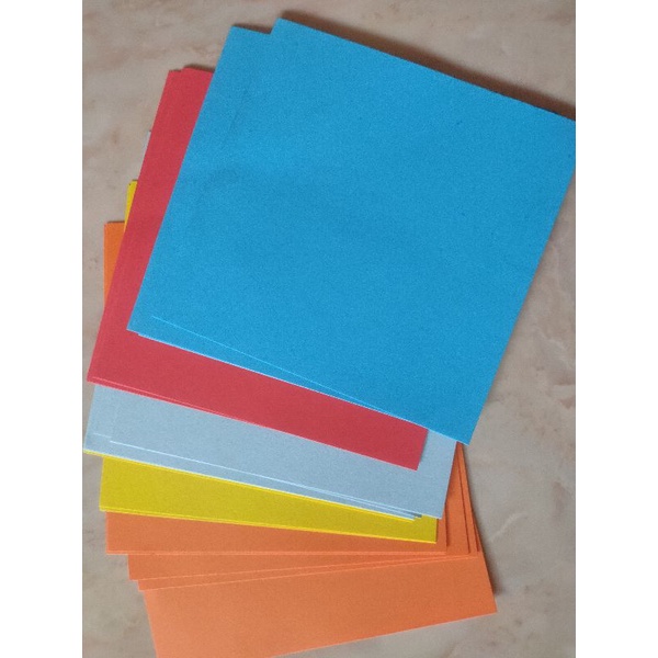 Kertas lipat 12 x 12  2sisi 5 warna isi 25 lembar