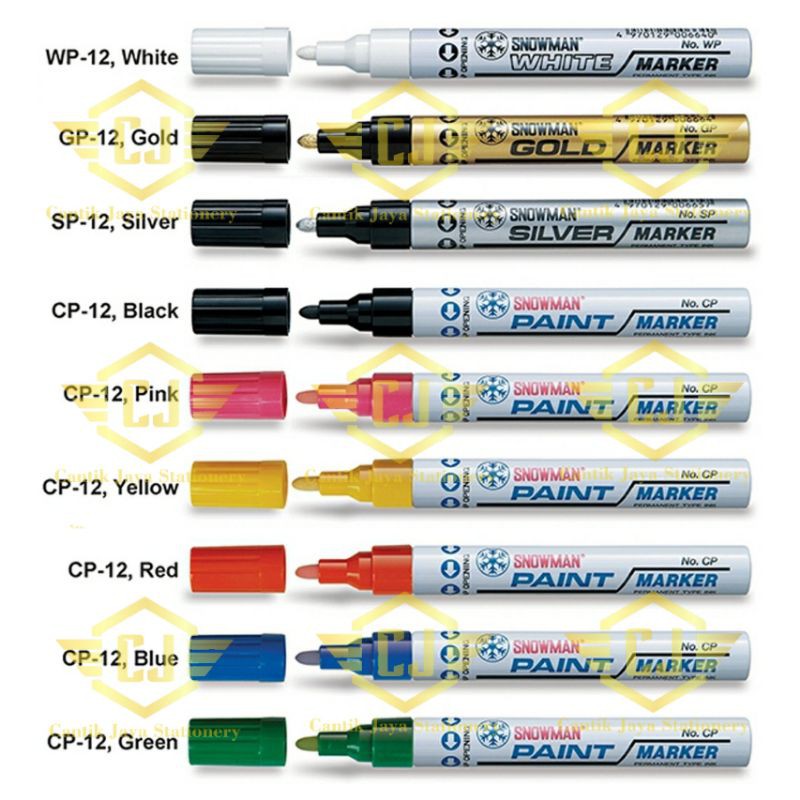 

Paint Marker Spidol Cat Permanent Snowman