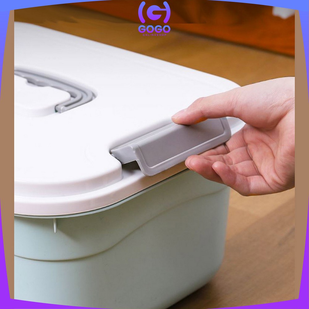 GOGO-C272 Container Box 3IN1 Storage Organizer Box / Tempat Penyimpanan Multifungsi Kontainer Plastik / Wadah Plastik Kotak Penyimpanan