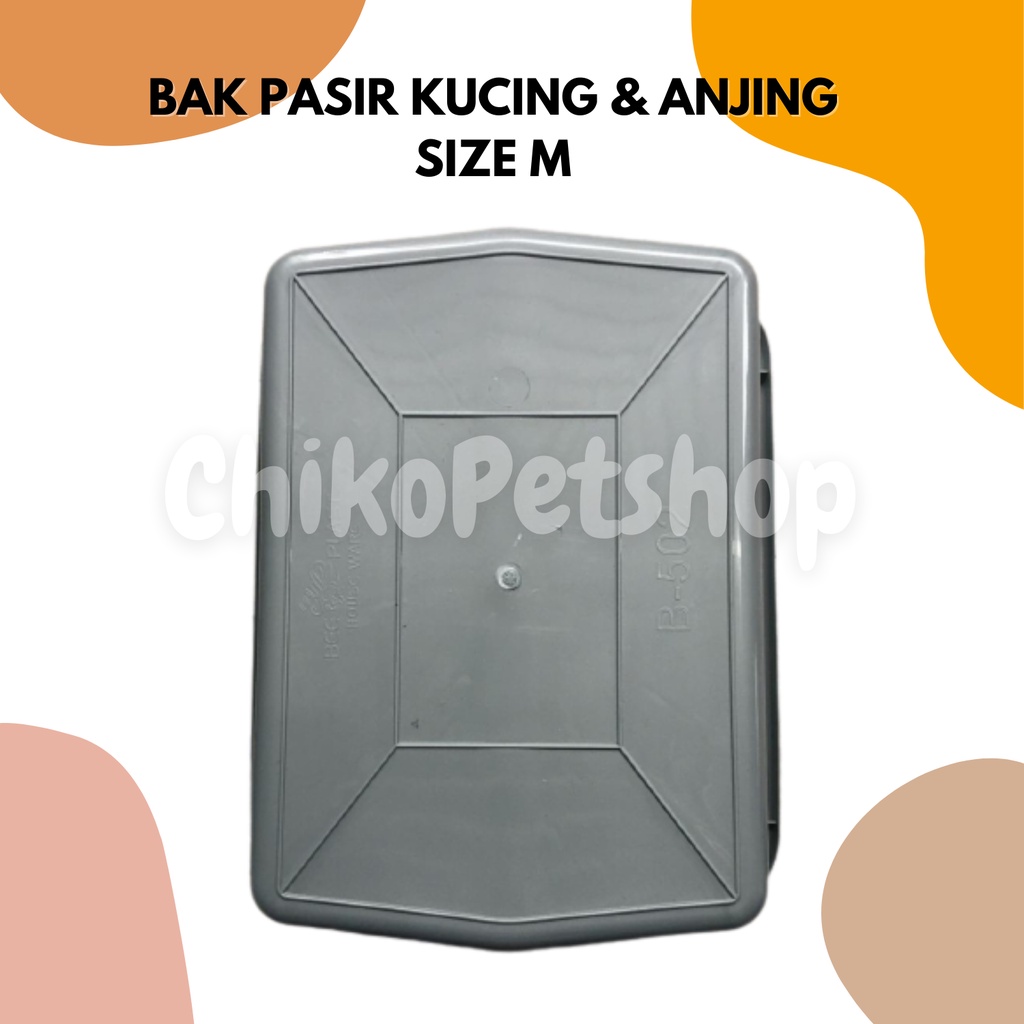 BAK PASIR Tempat Pup [untuk kucing dan anjing]  Size MEDIUM (M)