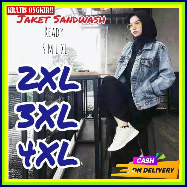 Jaket Jeans Wanita / Jacket Levis Cewek Terbaru Murah Kekinian Mc Girl - Jaket Jeans Gambar Pita Bel