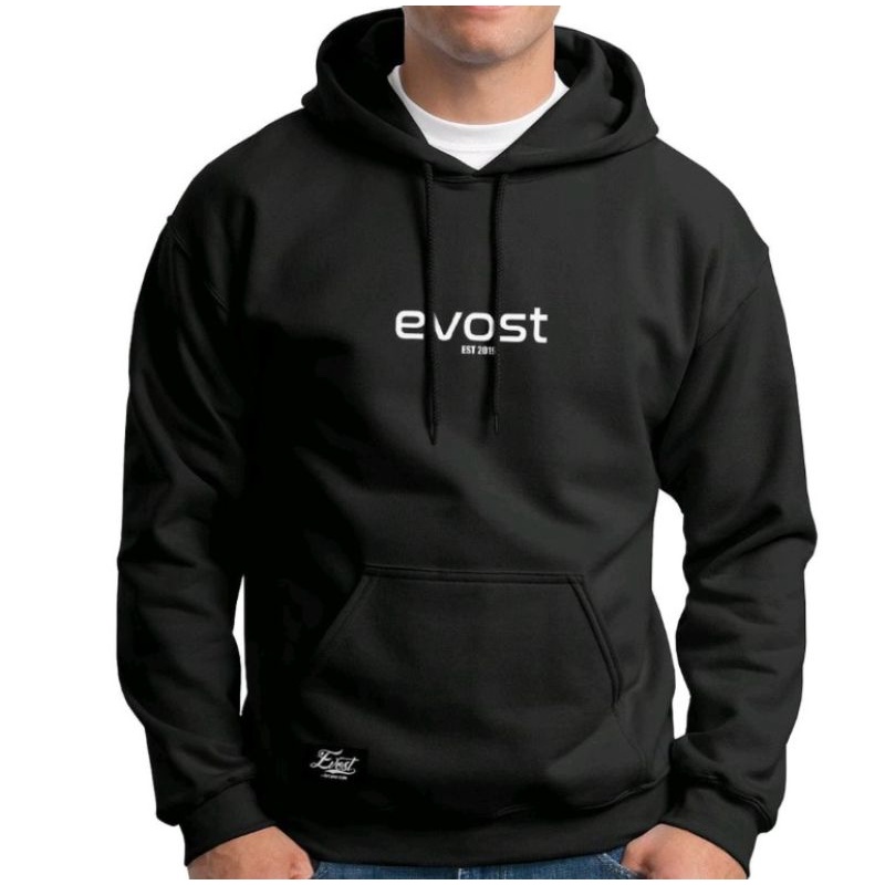 TERMURAH  COD Jaket Sweater Hoodie Pria Distro Evost Original Big Size Jumbo M - XXL - Jaket Hoodie